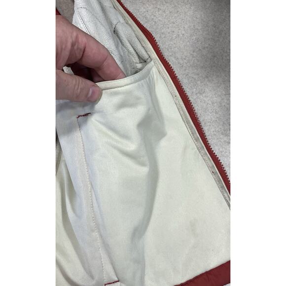 Isis Sultana Vest Womens Size 12 Red Quilted Full Zip Outdoor Jacket Boho - Picture 9 of 15